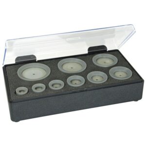 BERGEON - SERIE DI 9 VENTOSE IN ADIPRENE PER CHIAVE A VOLANO BERGEON 5700 (DURE)