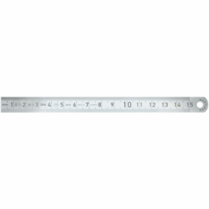 BERGEON - RIGHELLO FLESSIBILE IN ACCIAIO INOX 150 MM